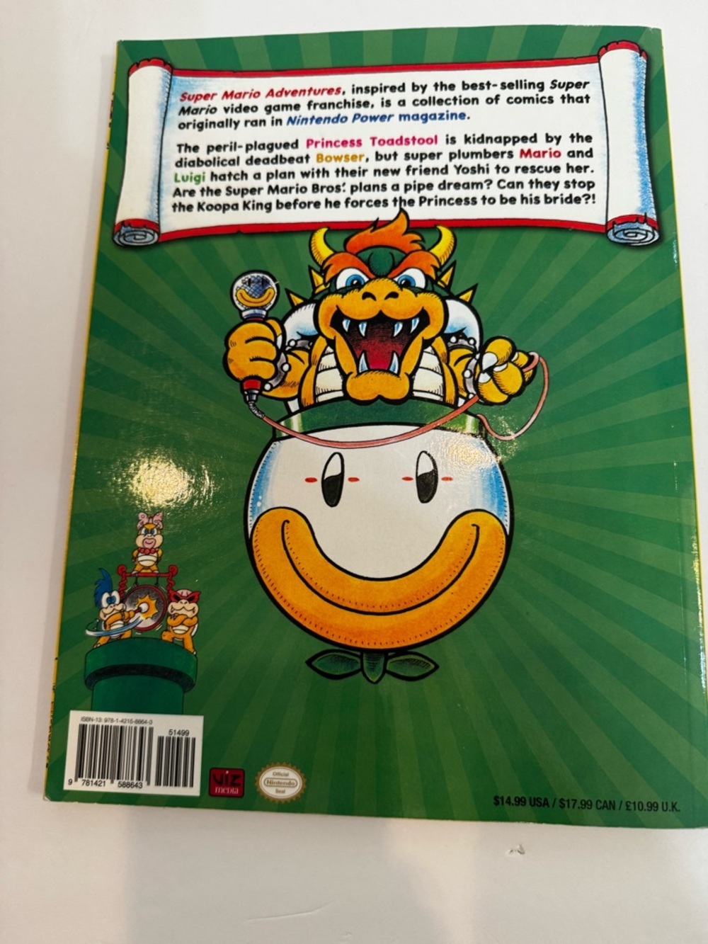 Super Mario Adventures TPB Comic Book by Kentaro Takekuma & Charlie Nozawa 1993 - Picture 6 of 7